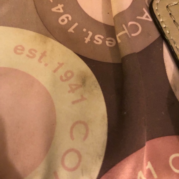 Authentic coach, signature, shoulder bag - Picture 6 of 7